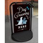 Dog Grooming Swinger Pavement Sign
